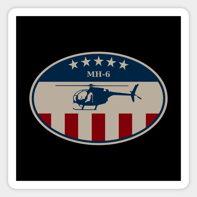 MH-6 Little Bird Magnet by Firemission45